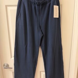 Athleta Terry Sweatpants Wide Leg